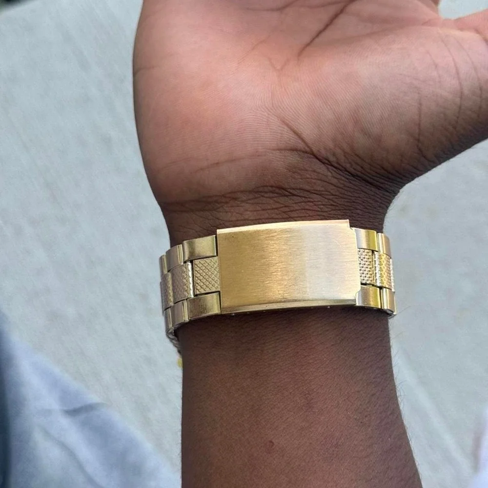 Gold Skeleton Watch